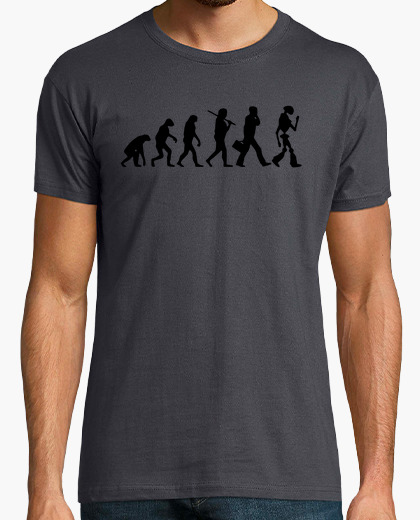 Evolucion Evolution Evolución robot camisetas friki