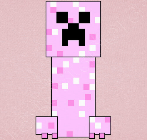 Pink Minecraft Creeper T shirt 847413 Tostadora co uk Pink Minecraft Creeper T shirt 847413 Tostadora co uk
