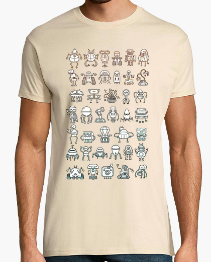 Robots camisetas friki