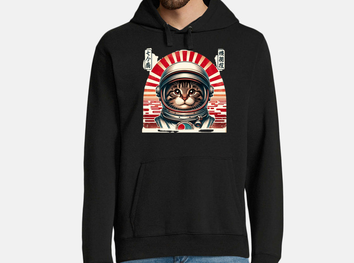 Sudadera vintage japanese kitten retro cute laTostadora México