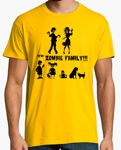 Zombie Family camisetas friki