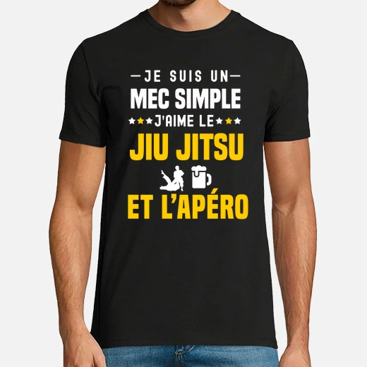 Tee Shirt Apero Jiu Jitsu Mec Simple Tostadora