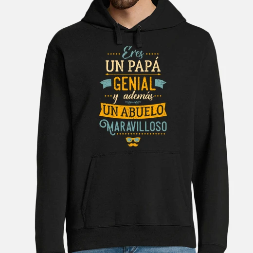 Sudadera Pap Genial Abuelo Maravilloso Latostadora