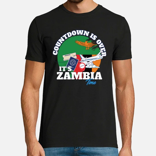 Camiseta Zambia Gira De Vacaciones Viajes LaTostadora