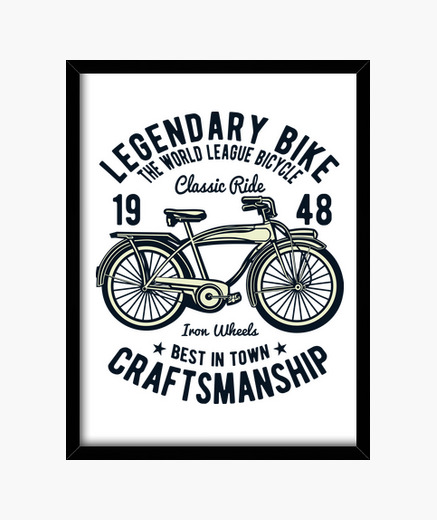 Cadre De Bicyclette Retro 1948 Vintage Velo Legendaire Vieux Velos Tostadora Fr