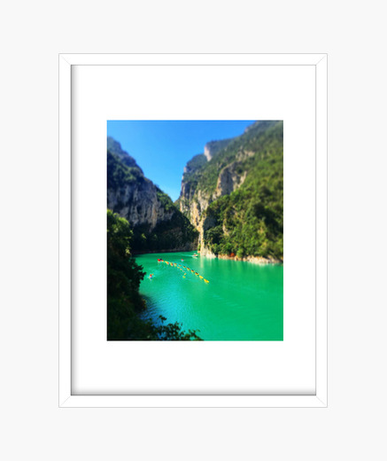 Congost De Mont Ribei Frame With Vertical White Frame 3 4