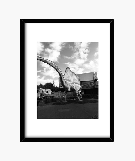 Quadro Dino Cornice Con Cornice Nera Verticale 3 4 15 X 20 Cm Tostadora It