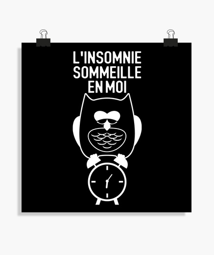 Poster L Insomnie Sommeille En Moi Tostadora Poster L Insomnie Sommeille En Moi Tostadora