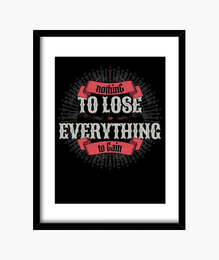 Quadro Niente Da Perdere Tutto Da Guadagnare Tostadora It