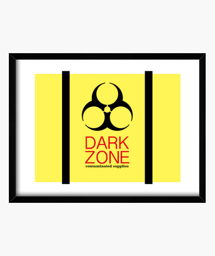 picture with a dark zone horizontal frame 4 3 40 x 30 cm framed