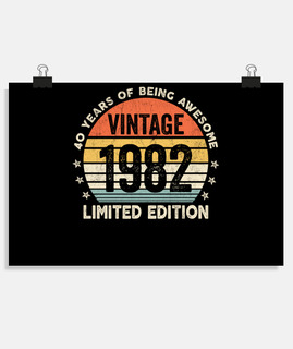 40 años de ser increíble vintage 1982