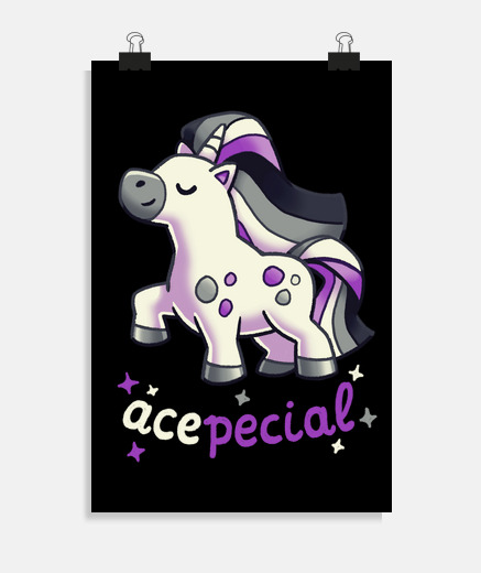Poster acecial ace asexué lgtbq