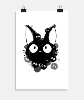 affiche de chat kikisuzuwatari