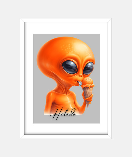 Cuadro ALIEN - HELADO
