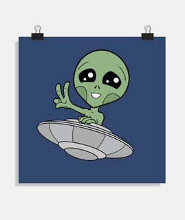 alien de la v - affiche