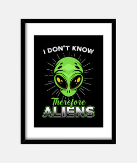 Framed prints Alien memes - Free shipping 