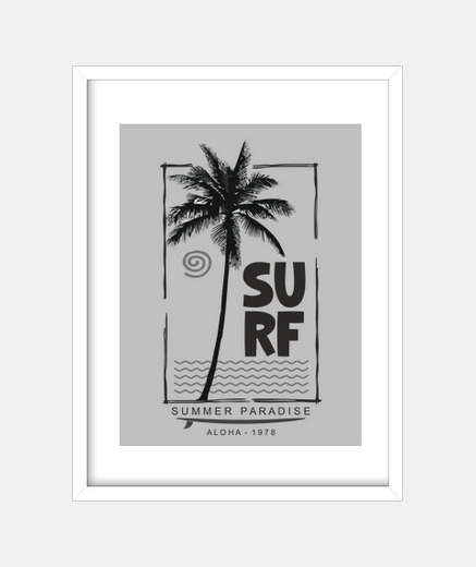 Cuadro aloha surf