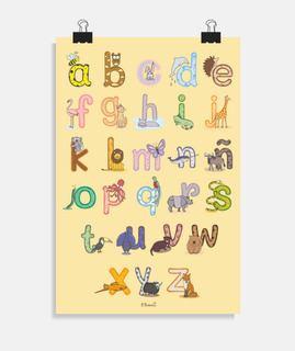 alphabet enfants anti l animaux