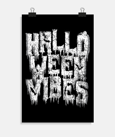 Poster ambiance d39halloween en détresse