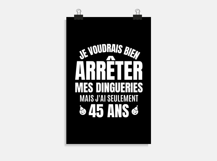 Poster Anniversaire 45 Ans Tostadora