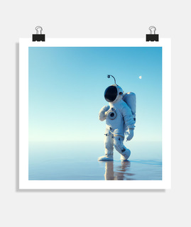 Astronaute spatial ocean
