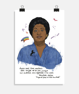 Audre Lorde feminismos ilustración