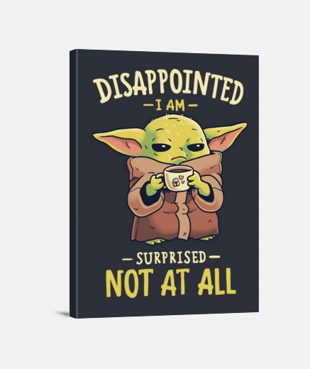Wall baby yoda mandalorian coffee meme