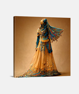 Bailadora árabe vestido