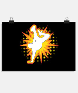 ballerino di breakdance che balla hipho