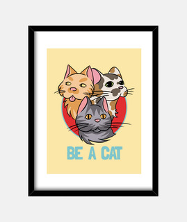 Be a cat - cuadro
