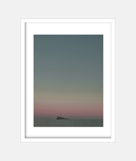 Benidorm island sunset