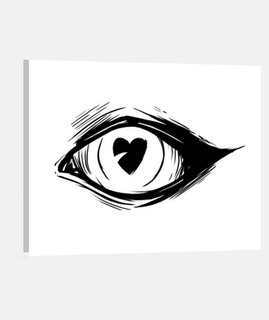bosquejo del ojo del manga malvado