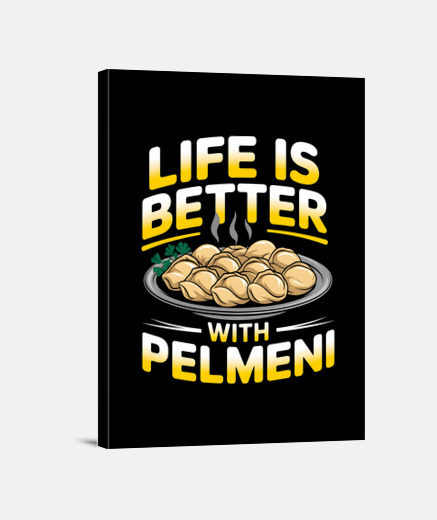 Tableau boulettes de pelmeni nourriture réconfo