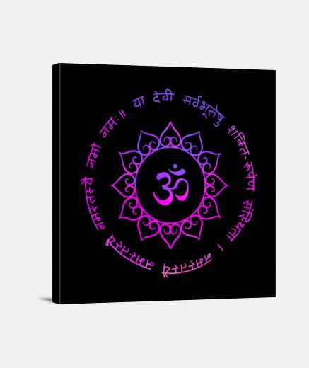 Wall buddhist symbol om aum