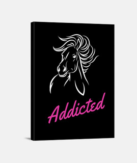 caballo adicto 3 camiseta de equitación