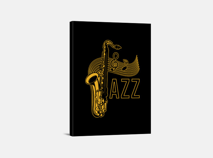 Tableau cadeau de saxophoniste de jazz