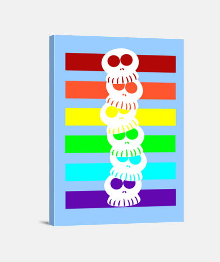 Wall calavera tower