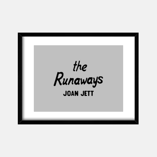 Cuadro oficial de joan jett the runaw | laTostadora