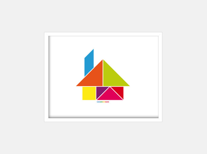 Casa con tangram on sale