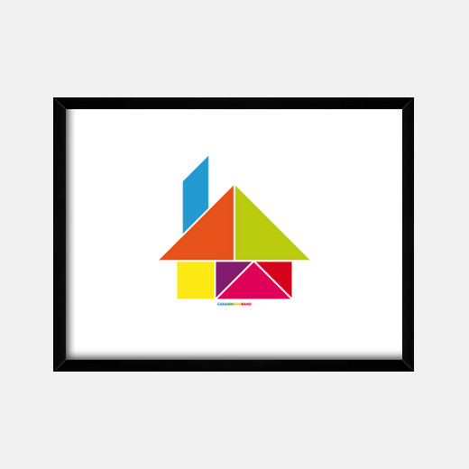 cuadro de tangram
