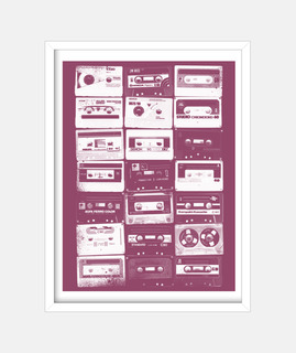 cassettes vintage blanches 2