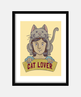 Cat lover - cuadro