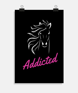 Cheval Addicted 2 t-shirt équitation
