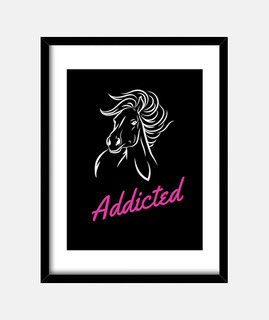 Cheval Addicted 3 t-shirt équitation