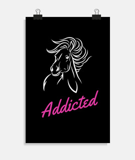 Cheval Addicted 3 t-shirt équitation