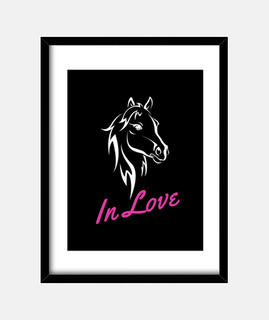 Cheval In love 4 t-shirt équitation