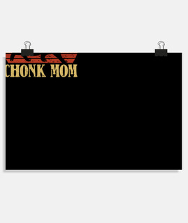chonk maman silhouette fête des mères f