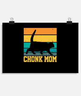 chonk maman silhouette fête des mères f