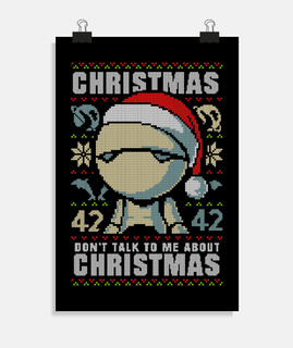 Christmas Ugly Sweater - Cute Robot