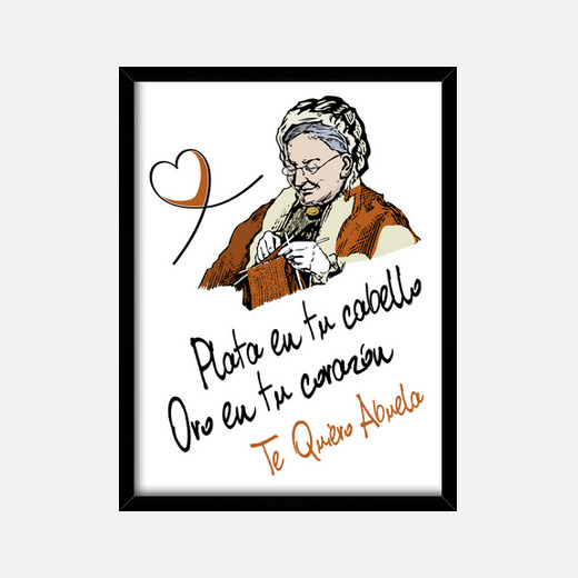 Quadro Confezione Regalo Nonne Famiglia Nonna Ti Amo Mamma Amore Stile Vintage Tostadora It